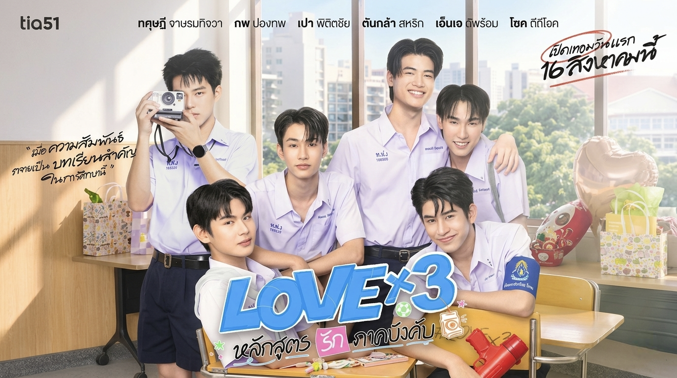 مسلسل حب ضرب ثلاثة LOVEx3 الحلقة 6 السادسة مترجمة